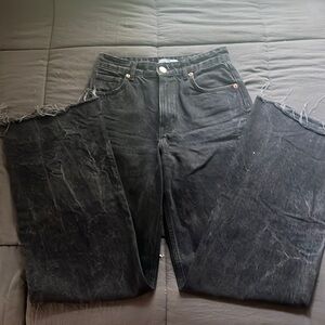 Black Wide Leg Zara Jeans